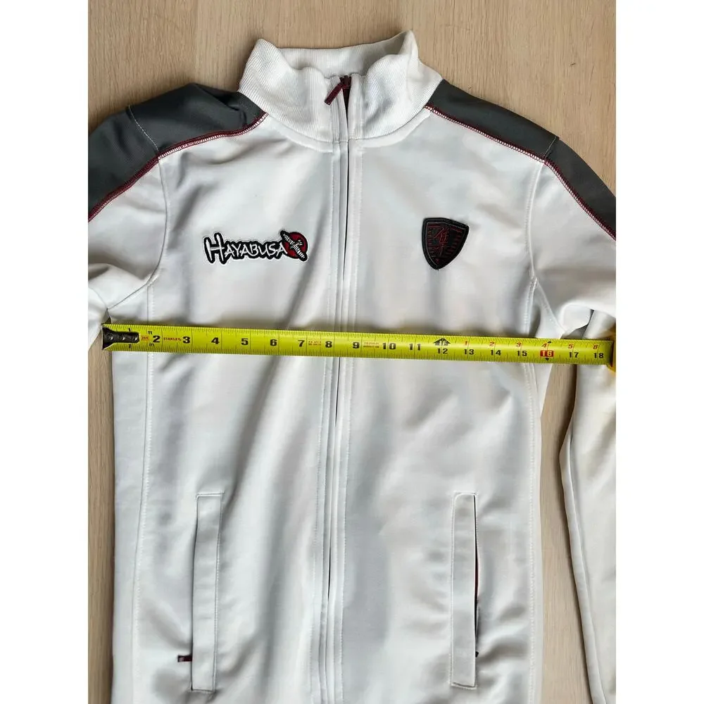 Hayabusa White Zip-Up Jacket - Size S - Mint